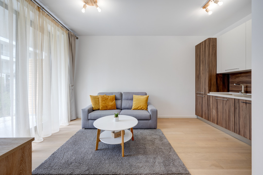 Studio cu gradina si loc parcare | prima inchiriere |  The Ivy, Baneasa