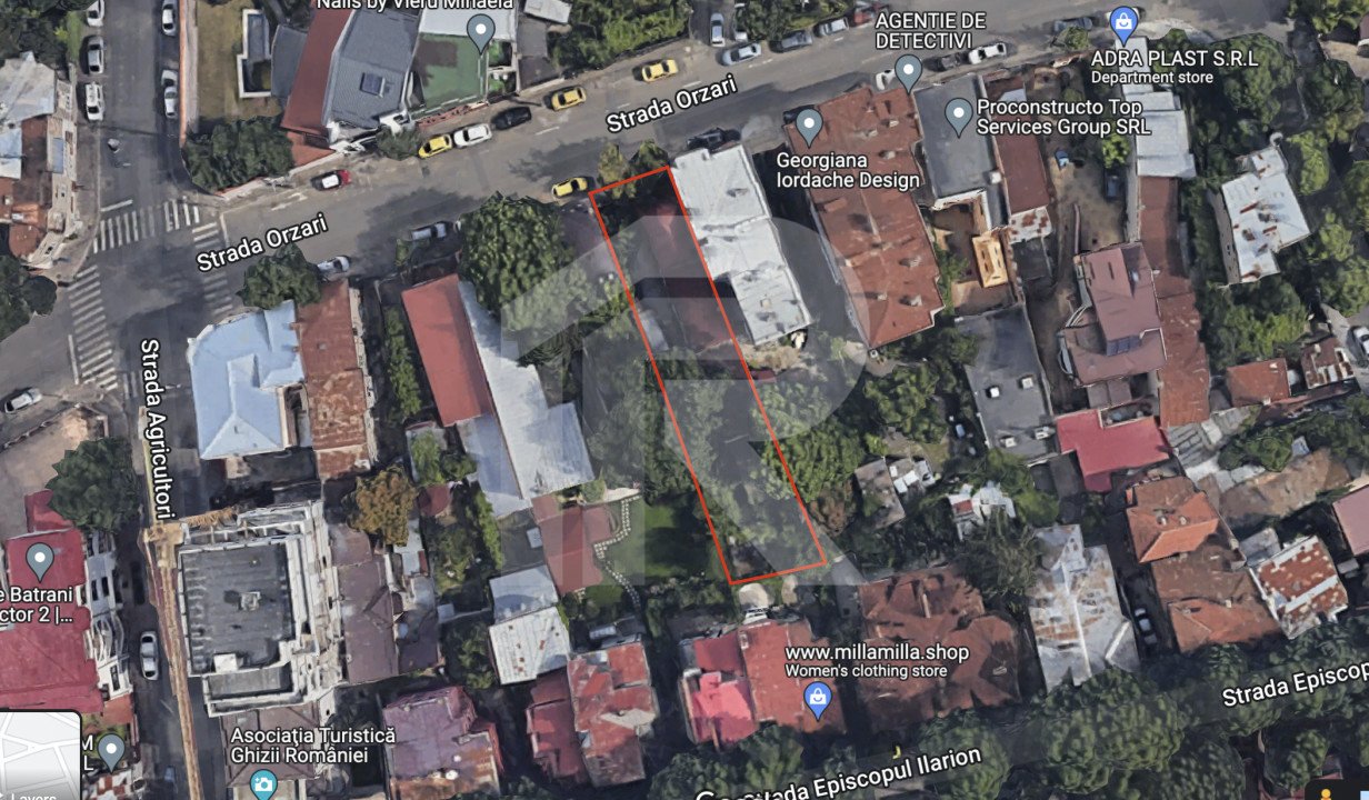 Teren Constructii 445 mp strada Orzari | Piata Muncii
