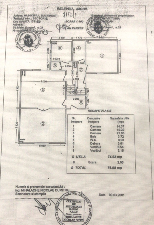 Casa  si teren 300 mp | singur curte | Matei Voievod