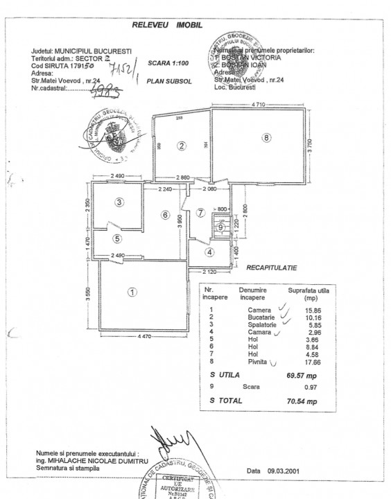 Casa  si teren 300 mp | singur curte | Matei Voievod