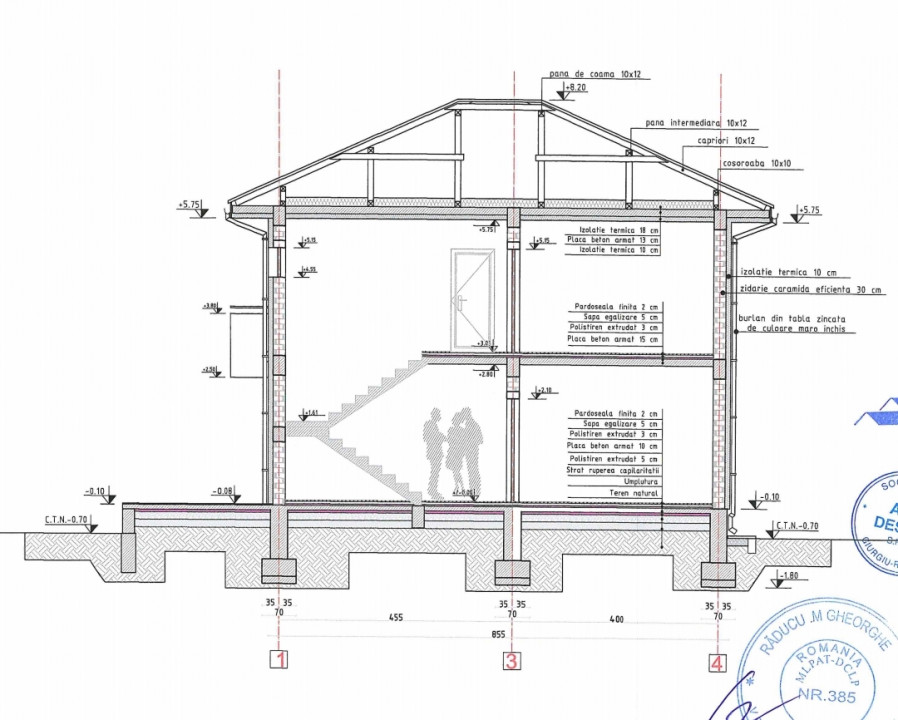 Casa 130 mp + Lot 400 mp Dascalu