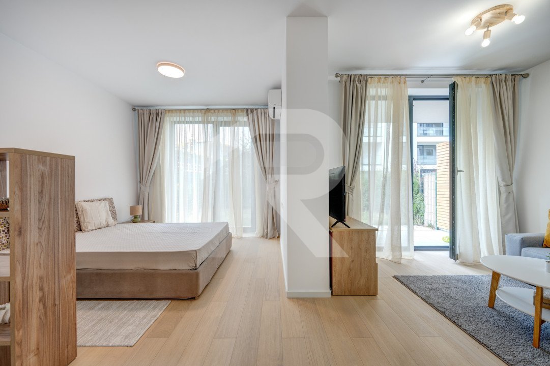 Studio cu gradina si loc parcare |  The Ivy, Baneasa