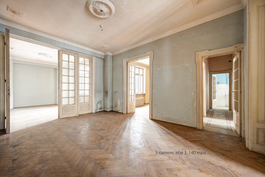 CALEA VICTORIEI RADISSON | 6 apartamente in Cladire Interbelica 