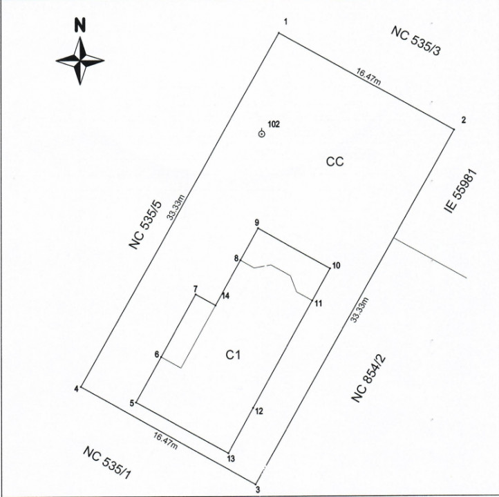 CORNETU CASA P+E 222 MP LOT 549MP 