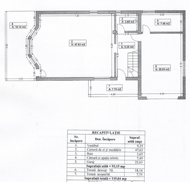 CORNETU CASA P+E 222 MP LOT 549MP 