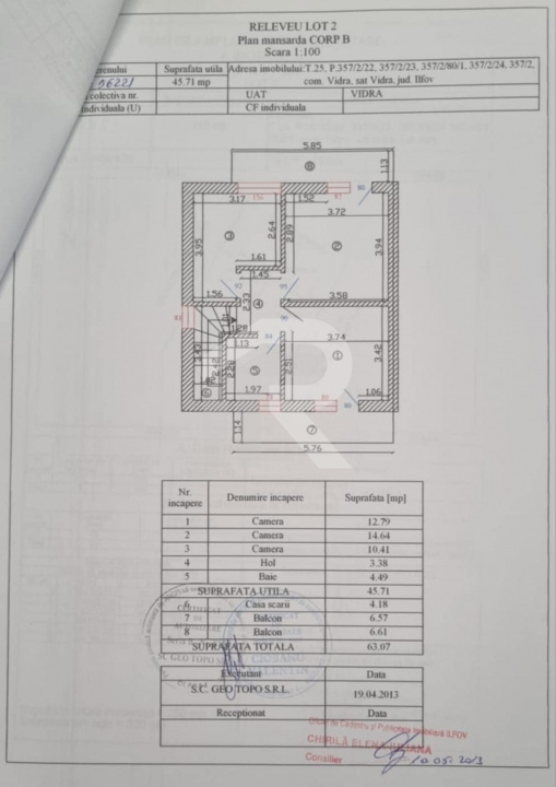  VIDRA – COMPLEX DEALUL VERDE, DUPLEX 100 MP, LOT 250 MP!