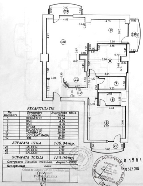 ATLANTIS RESIDENCE, 3 camere | 107 mp | parcare subterana | piscina | Morarilor