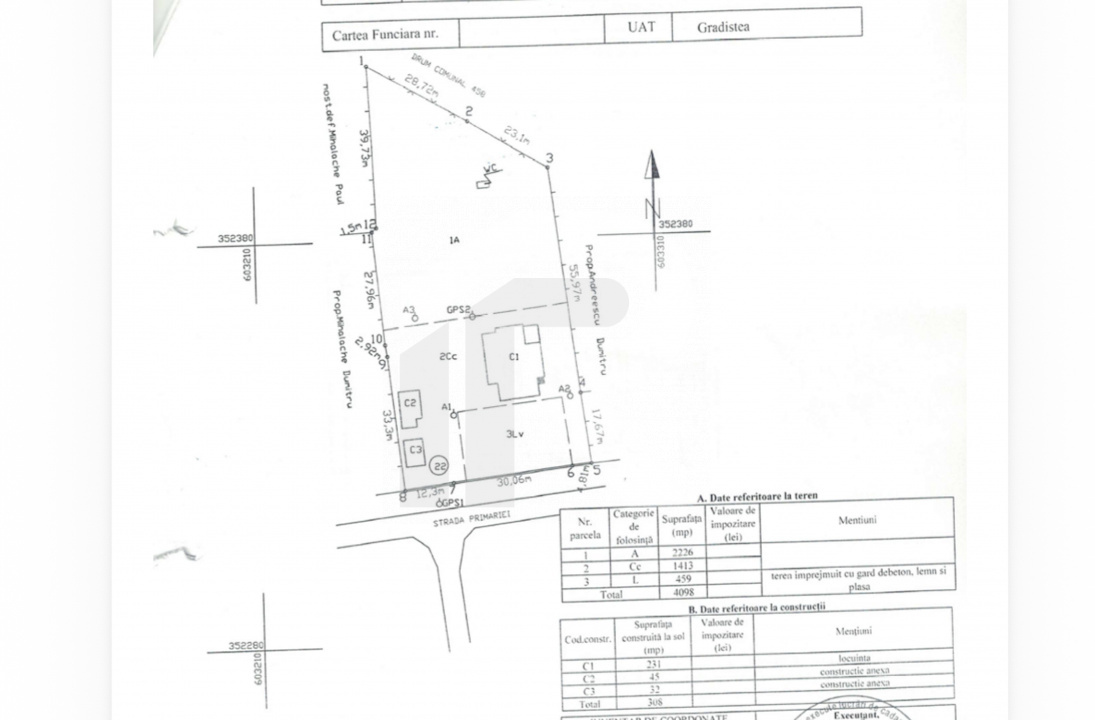 GRADIȘTEA | Teren si construcție pe malul lacului Cǎldǎrușani