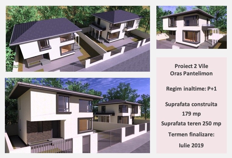 Vila P+1 cocheta, constructie 2019, Pantelimon