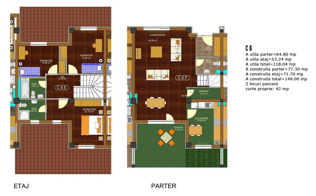 Inchiriere casa P+1 in Complex Rezidential Otopeni