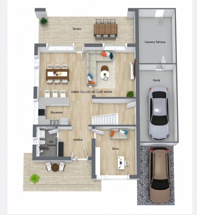 Vila individuala eco-friendly in complex nou  Rise Residence Otopeni-Tunari 