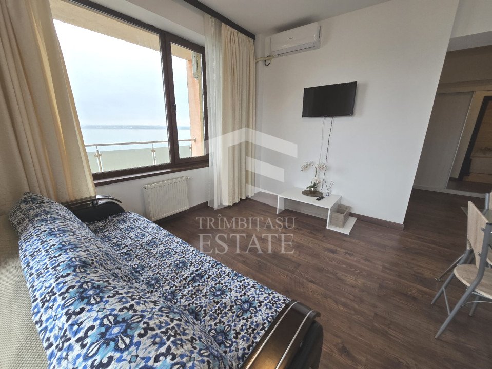 MAMAIA NORD-Apartament 2 camere cu vedere panoramica la lac si mare. 