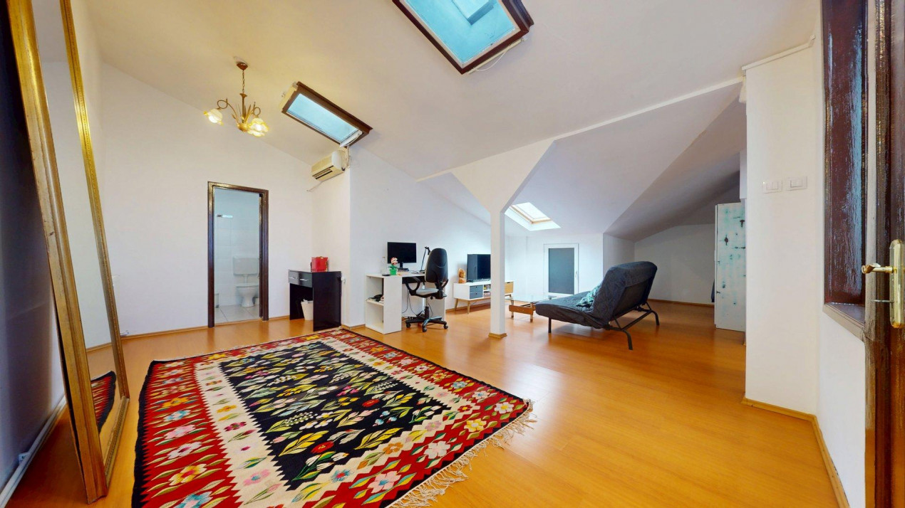 Casă cu șarm istoric lângă Cișmigiu – 6 camere, atrium natural, cramă